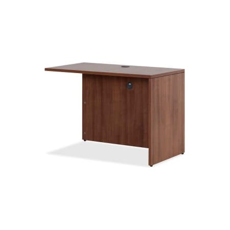 Lorell Return - 47.3in x 23.6in x 29.5in - Walnut - Essentials Series 69979